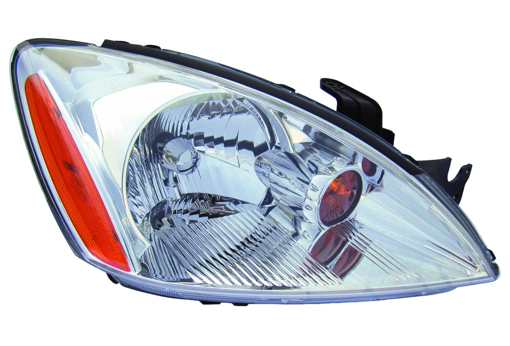 [MI2503136] RT Headlamp composite MITSUBISHI LANCER 2004-2007 CHROME; w/o ABS