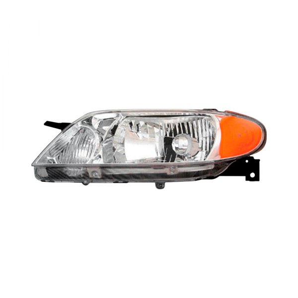 LT Headlamp assy composite MAZDA PROTEGE 2001-2003 4dr sedan; w/aluminum bezel