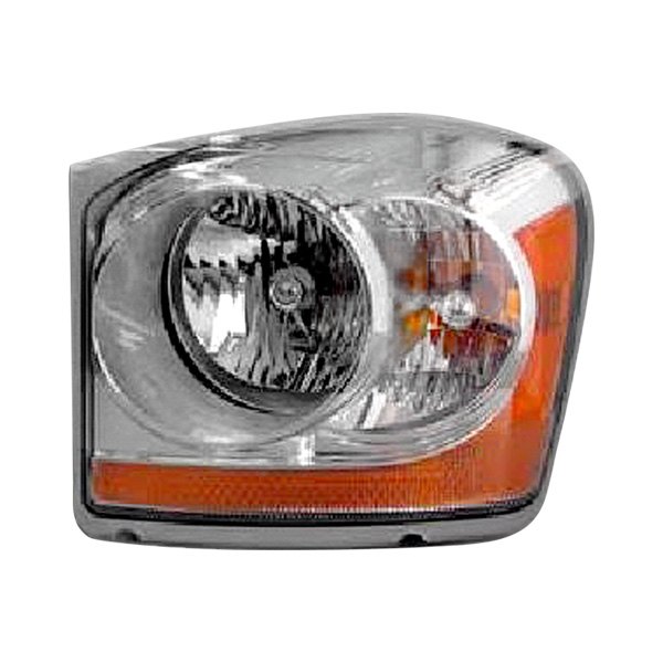 LT Headlamp assy composite DODGE DURANGO 2004-2005 Info: all; w/Integrated Marker Lamp