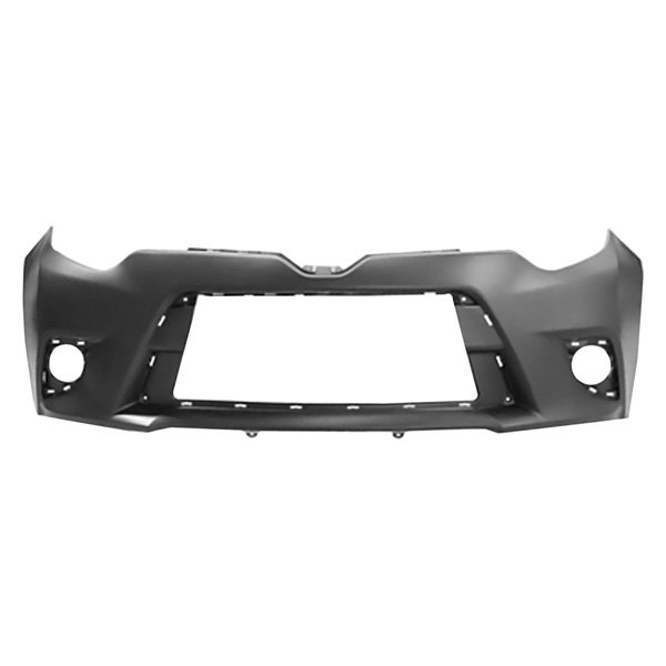 [TO1000399] Front bumper cover TOYOTA COROLLA 2014-2016: CE|L|LE|LE ECO; w/o Chrome Grille Surround; prime 