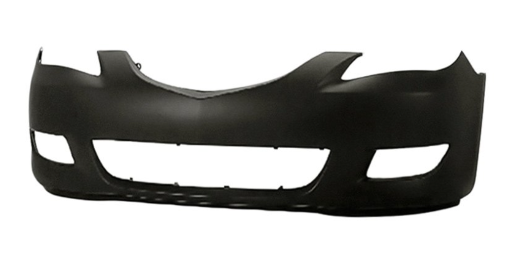 Front bumper cover MAZDA 3 2004-2006 Sedan; Std Type; w/Fog Lamps; prime 