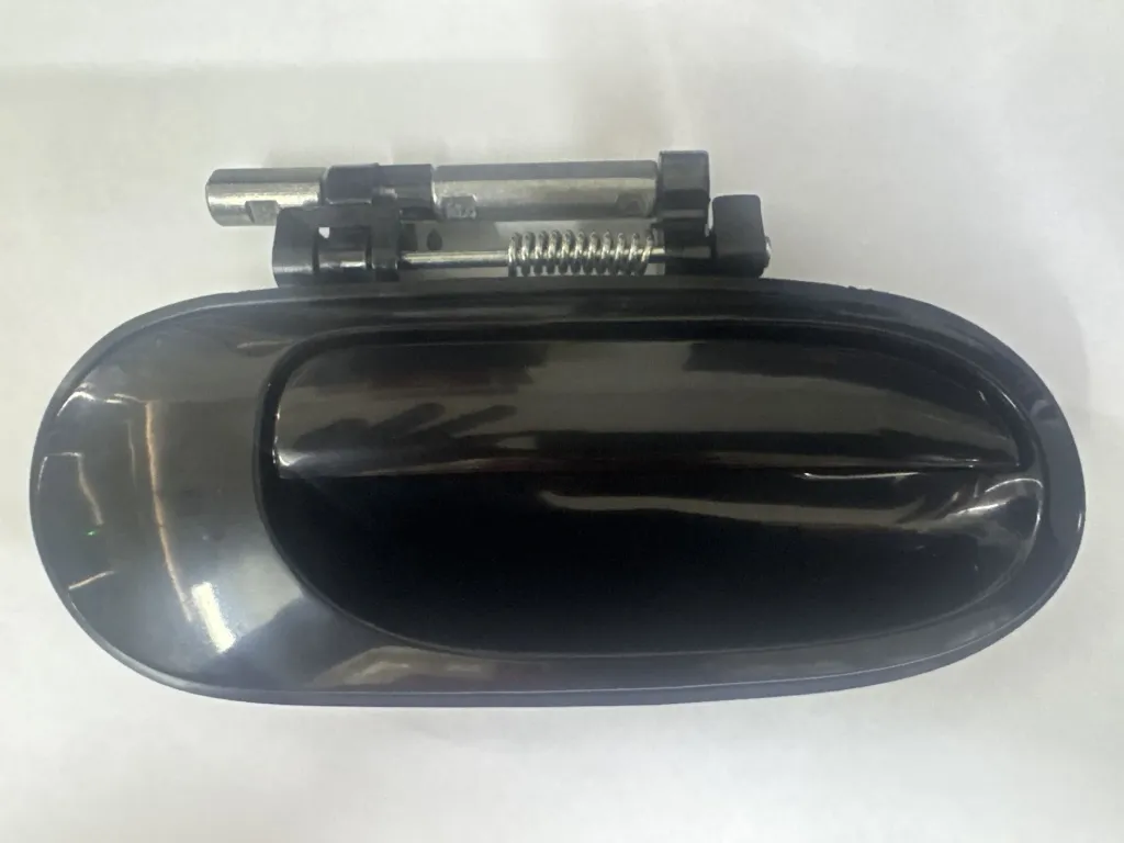 RT Rear door handle outer NISSAN SENTRA 2000-2006; flat/smooth black; w/o line