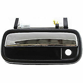 [TO1310104] LT Front door handle outer TOYOTA 4RUNNER 1990-1995: Black w/bright