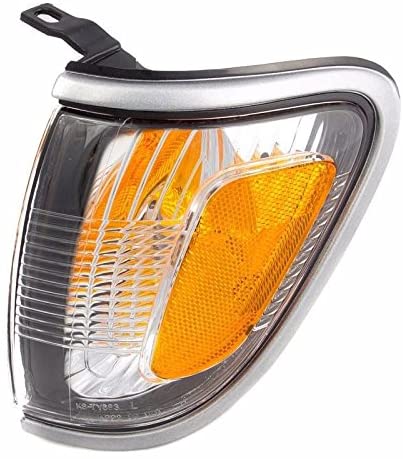 LT Parklamp assy SILVER TOYOTA TACOMA 2001-2004 Info: park/marker combo; w/Lunar Mist Silver Pearl bezel (paint code 1C8)