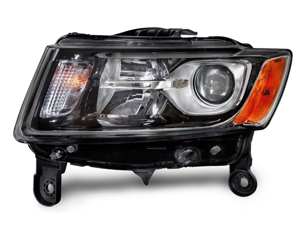 LT Headlamp assy composite JEEP GRAND CHEROKEE 2014-2016 Info: Halogen; Std Type; Chrome