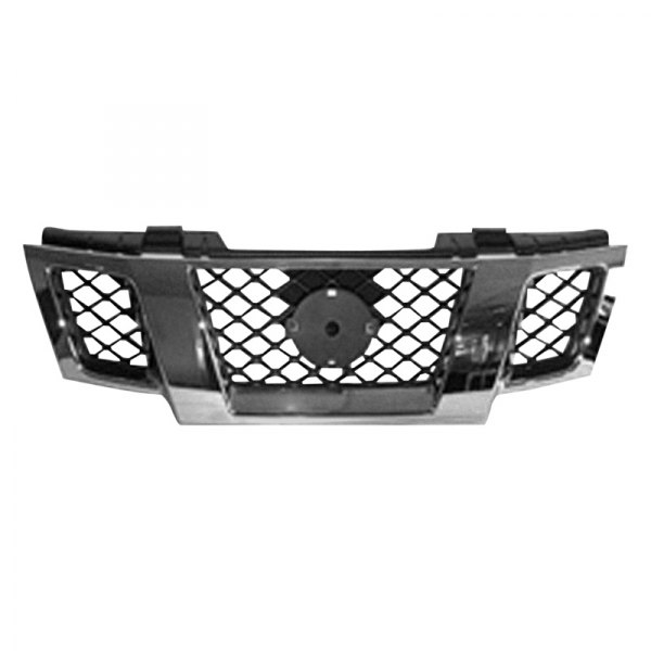 Grille assy NISSAN FRONTIER 2009-2016: Chrome/Black
