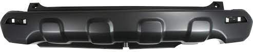 Rear bumper cover Honda CR-V 2007-2009 center; dark gray