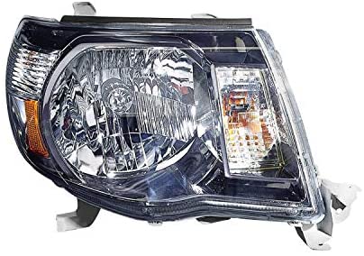 RT Headlamp assy composite TOYOTA TACOMA 2005-2011 Info: X-RUNNER|PRERUNNER; Type 1; w/Sport Pkg BLACK HOUSING