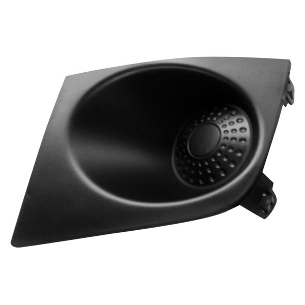 LT Front bumper insert NISSAN VERSA 2007-2012; BASE|S; Sedan; H/B; Fog Lamp Opening Cover; w/o Fog Lamps