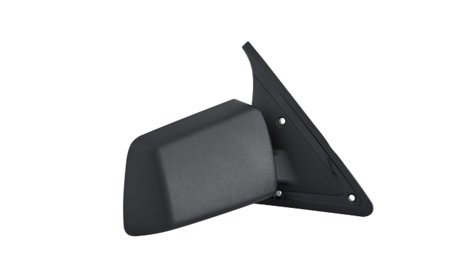 RT Mirror outside rear view CHEVROLET S10 1985-1993 standard; coarse finish; black 