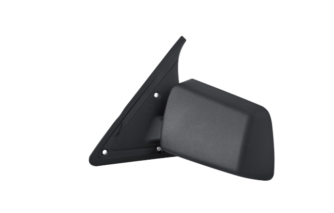 LT Mirror outside rear view Chevrolet S10 1985-1993 standard; coarse finish; black 