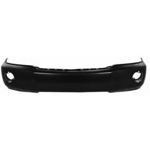 Front bumper cover TOYOTA HIGHLANDER 2001-2003; matte-black
