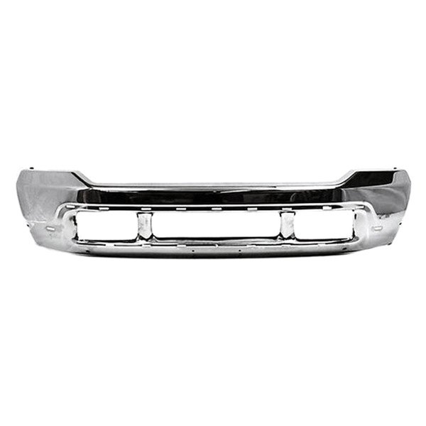 Front bumper face bar FORD F-250 SUPER DUTY 2000-2004 ; CHROME