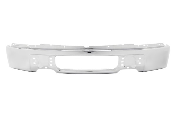 Front bumper face bar FORD F-150 2009-2014; w/o Fog Lamps; Chrome (STEEL)