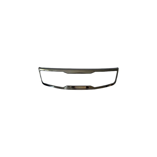 Grille molding KIA RIO 2010-2011; chrome, sedan
