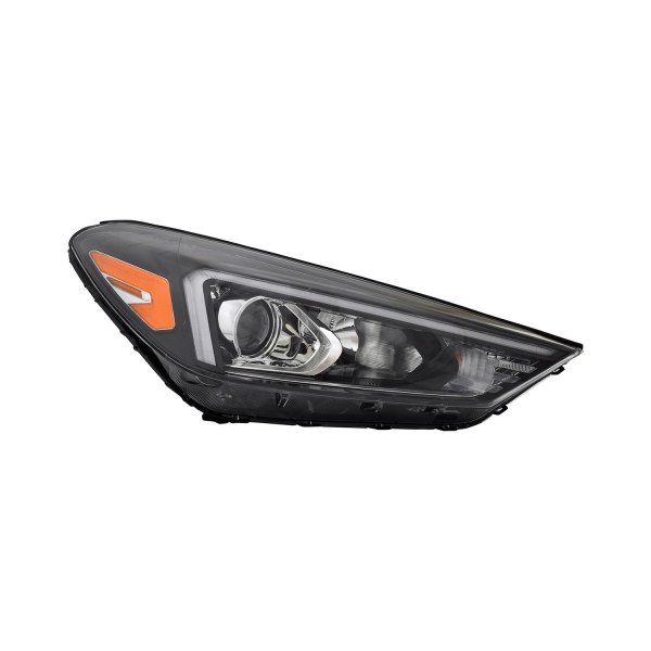 [HY2503235] RT Headlamp assy composite HYUNDAI TUCSON 2019-2021; Halogen; w/LED Position Lamp