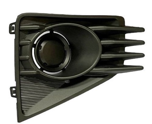 RT Front bumper insert MITSUBISHI MIRAGE 2021-2024; Fog Lamp Opening Cover; w/o Fog Lamps		