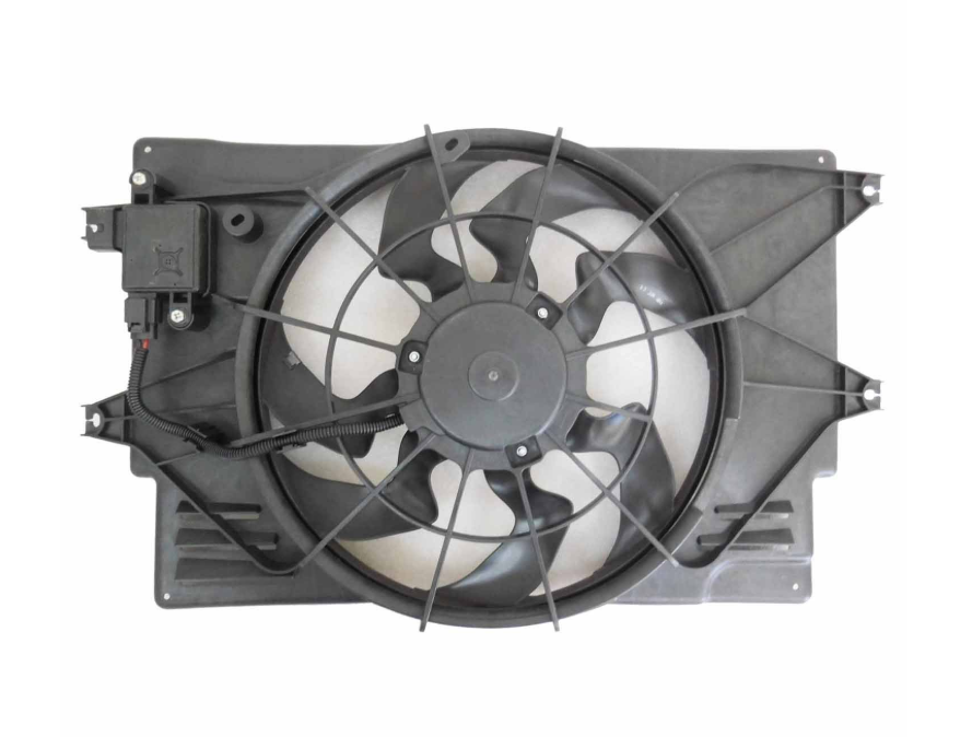 Radiator cooling fan assy HYUNDAI ELANTRA 2017-2020; 1.6L TURBO; Sedan, 1.4L TURBO; Sedan,
