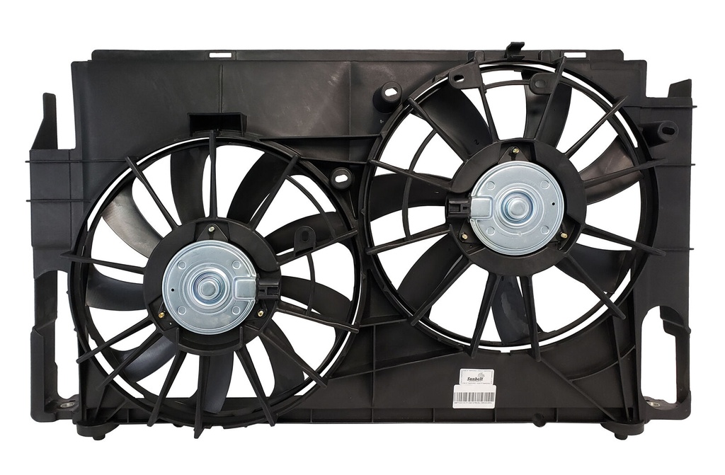 Radiator cooling fan assy TOYOTA RAV4 2013-2018;  North America Built, Japan Built ; Motor/Blade/Shroud Dual Fan Assy