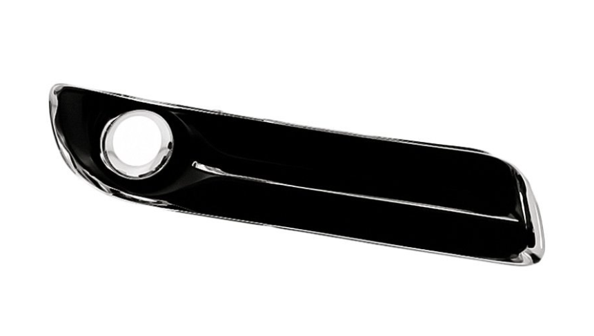 RT Front bumper insert CHRYSLER 300 2011-2014; Fog Lamp Bezel; w/o SRT-8; w/Fog Lamps; w/o Adaptive Cruise Control 