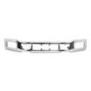 Front bumper face bar FORD F-150 2018-2020 ; XLT|LARIAT|PLATINUM; w/Fog Lamps; Chrome	