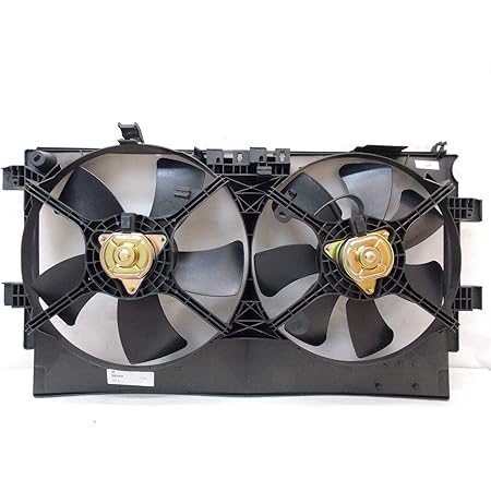Radiator cooling fan assy MITSUBISHI LANCER 2008-2017; SPORTBACK; Motor/Blade/Shroud Dual Fan Assy