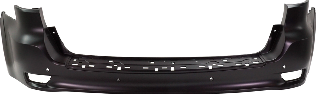 Rear bumper cover JEEP GRAND CHEROKEE 2016-2021: w/o Adv Park Assist; w/o BLIS; w/Park Assist; 4 Sensor Holes; prime