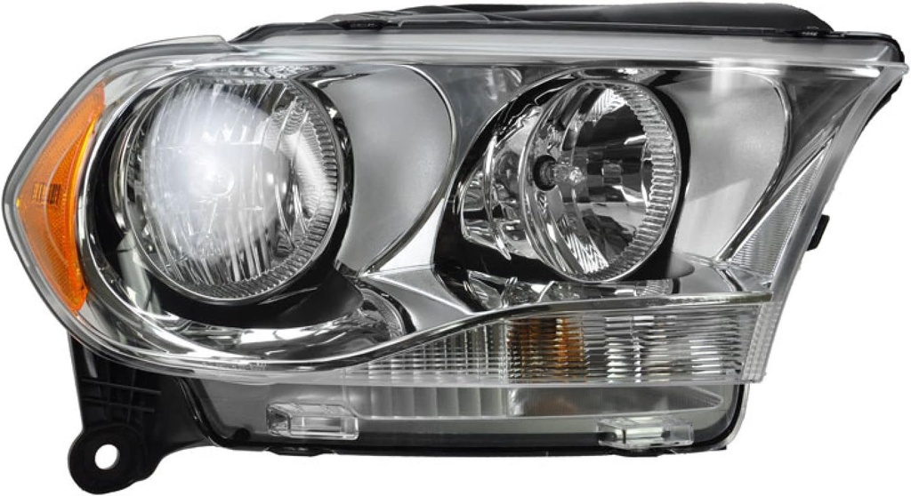 [CH2503228] RT Headlamp assy composite	DODGE DURANGO 2011-2013: Halogen; Chrome Trim	