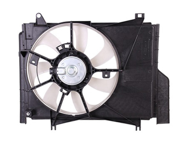 Radiator cooling fan assy MITSUBISHI MIRAGE G4 2017-2024; A/T; Motor/Blade/Shroud Assy