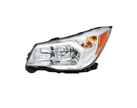 [SU2502145] LT Headlamp assy composite SUBARU FORESTER 2014-2016 2.5L; Halogen; Chrome Bezel 