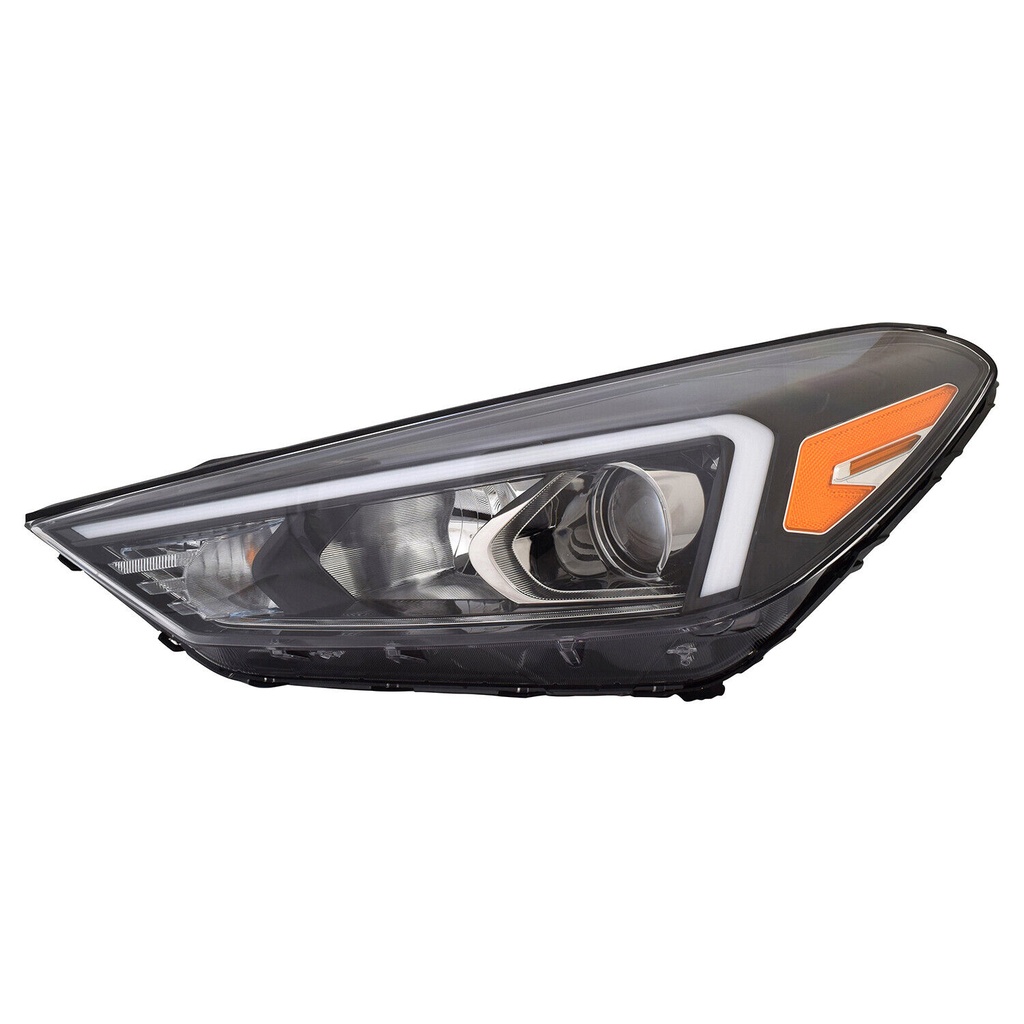 LT Headlamp assy composite HYUNDAI TUCSON 2019-2021: Halogen; w/o LED Position Lamp; Value Line
