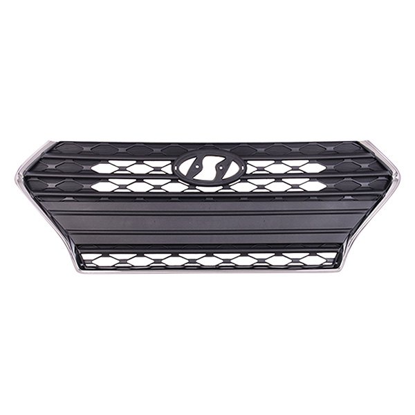 Grille assy HYUNDAI ACCENT 2018-2020: ESSENTIAL; H/B SEDAN w/Chrome Frame; Value Line