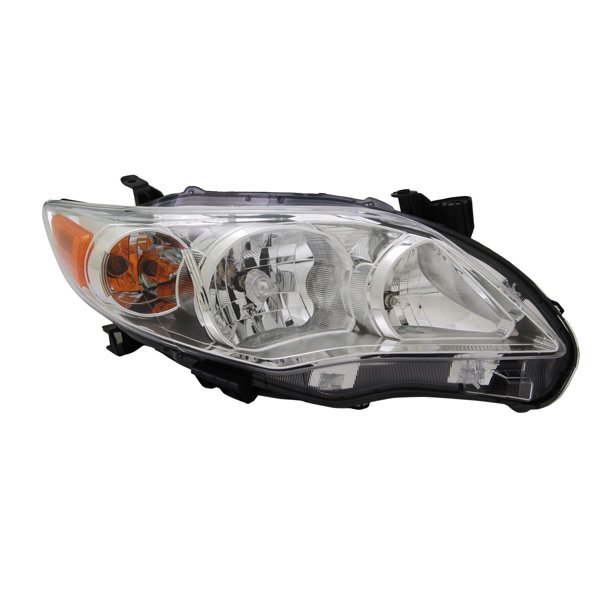 [TO2503203V] RT Headlamp assy composite TOYOTA COROLLA 2011-2013: BASE|CE|LE; Canada Built; Value Line