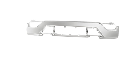 [FO1002464V] Front bumper face bar FORD	F-150 2021-2023 w/o Active Park Assist; w/Park Distance Sensors; Chrome  Value Line