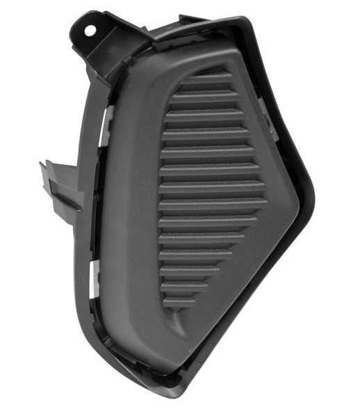 [TO1039225V] RT Front bumper insert TOYOTA RAV4 2019-2025: LE; Fog Lamp Opening Cover; w/o Fog Lamps Value Line
