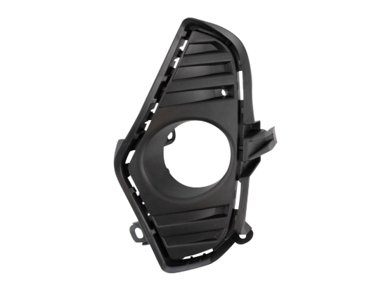 RT Front bumper insert TOYOTA RAV4 2019-2021 XLE|XLE PREMIUM; Fog Lamp Bezel; w/Fog Lamps; Matte Black Value Line