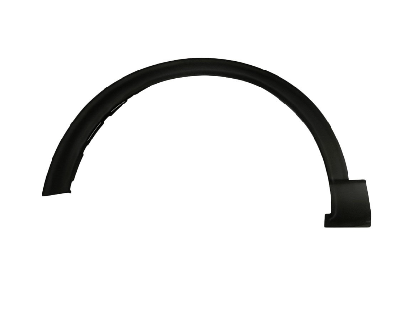 LT Front wheel opening molding FORD EXPLORER 2021-2024 w/o Advanced Park Assist; From 4-6-21; Carbon Black 