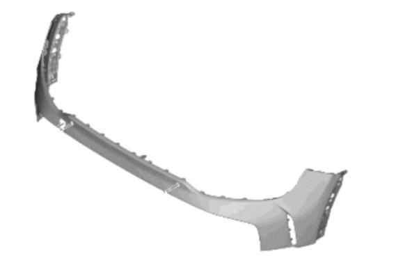 [KI1014128] Front bumper cover upper KIA SPORTAGE 2023-2024 EX|LX; Korea Built; w/o Parking Sensors; prime 