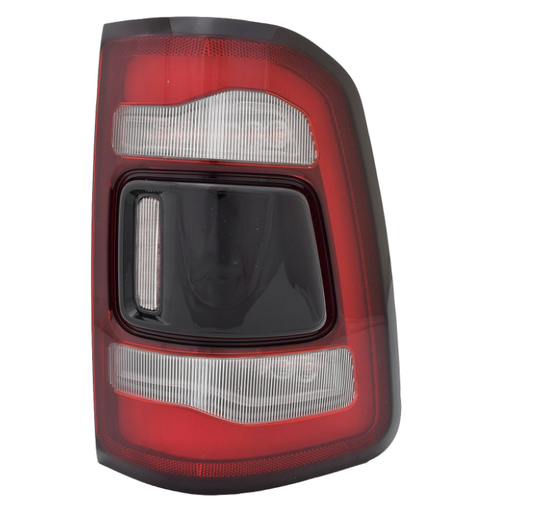 RT Taillamp assy RAM 1500 2019-2024 LED; w/o Blind Spot Detection; Black Trim Value Line