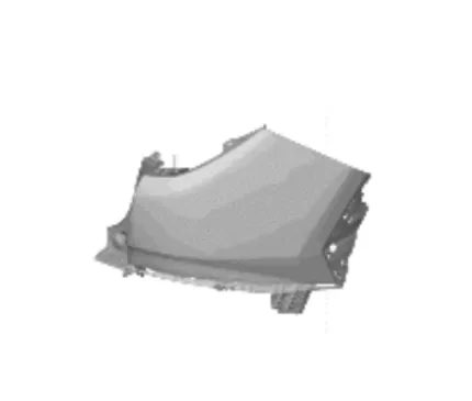 LT Rear bumper cover HYUNDAI TUCSON 2022-2024 Exc HYBRID; Korea Built Value Line