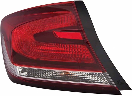 [HO2804102] LT Taillamp assy outer HONDA CIVIC 2013-2015: Sedan