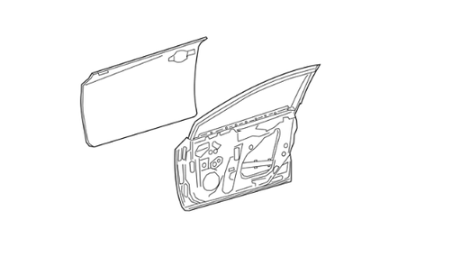 [67001-02461] [67001-02461] RT Front door TOYOTA COROLLA 2020-2021