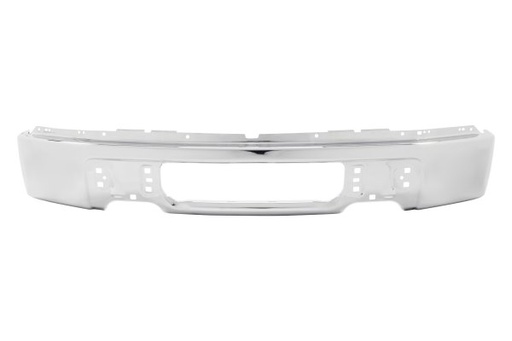[FO1002412] Front bumper face bar FORD F-150 2009-2014; w/o Fog Lamps; Chrome (STEEL)