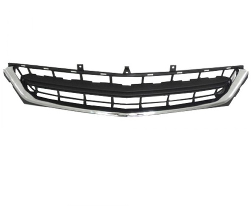 [GM1036164] FRONT BUMPER GRILLE CHEVROLET IMPALA 2014-2020; (LS|LT|ECO; DARK GRAY; W/CHROME MLDG)