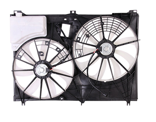 [TO3115187] Radiator cooling fan assy TOYOTA HIGHLANDER 2014-2019; 2.7L|3.5L w/o Towing Pkg; Motor/Blade/Shroud Assy