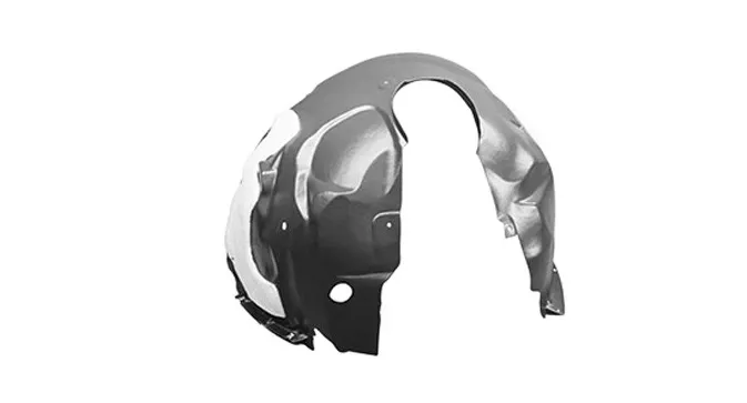 [FO1249170] RT Front fender inner panel FORD EDGE 2015-2018 SE|SEL|TITANIUM; PE/Vacuum Form; OEM:  PP/Injection; w/Insulation Foam