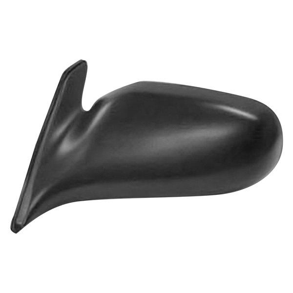 LT Mirror outside rear view TOYOTA TERCEL 1991-1994 4dr sedan; manual non-folding; matte black 