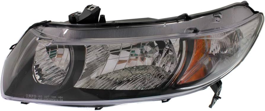 [HO2518126] LT Headlamp lens/housing HONDA CIVIC 2010-2011 Info: Coupe; 5 Speed Manual/Auto Trans; w/Clear Signal Lens