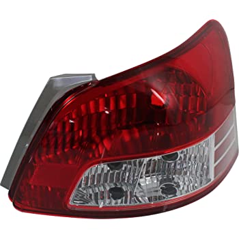 RT Taillamp lens/housing TOYOTA YARIS 2007-2012 Info: BASE; Sedan; w/o Sport Pkg