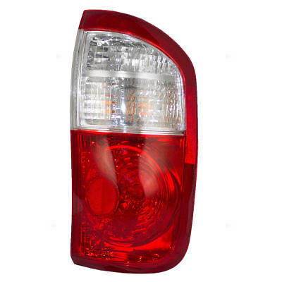 RT Taillamp assy TOYOTA TUNDRA 2000-2006: DOUBLE CAB; Std Bed; Clear/Red Lens